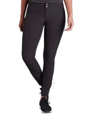 Kuhl Black Transcendr Skinny Stretch Water Resistant Hiking Pants Sz.8 Regular
